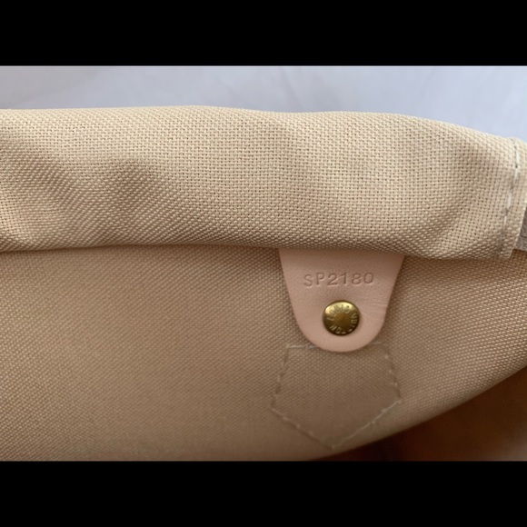 Louis Vuitton Speed 30 Damier Azur in Beige - Picture 6 of 9